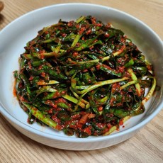정다운김치 상큼 아삭한 갓담은 국내산 부추김치 1kg -, 1개, 1.5kg