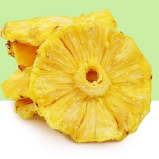 건조 파인애플 파인애플 조각 파인애플 건조 과일 조각 파인애플 건조 과일 파인애플 링 바삭한 차 장식용 간식, 말린 파인애플 링 100g1봉 두껍게 썬 과육, 1개