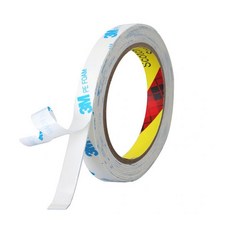 양면 테이프 강력형 05인치x10피트 포스터용 사진 걸이 스트립 제거 가능 방수 벽 손상 없는 폼 페인트 벽용 접착 마운팅, 1/2인치×10피트