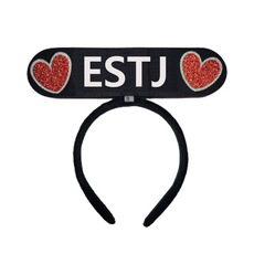 MBTI 머리띠 양면 생일 인생네컷 소품 셀프스튜디오, ESTJ
