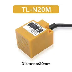 사각형 스위치 유도 근접 센서 TL-N20M 거리 감지 금속 20mm, PNP NO, TL N20
