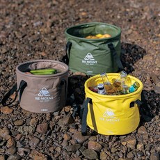 야외 물통 수납 바케스 캠핑용품 20L 사양 ori+68171cB, 그린