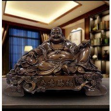 擺件如意賜福彌勒佛招財笑佛像供奉樹脂, 1件, 小號如意賜福:如圖所示