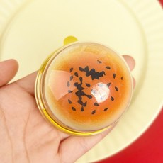 만두주물럭 찜기포함 찐빵주물럭 과일스퀴지 스트레스볼 클레이, 4세대 업그레이드, 에그옐로우스낵껍질, 1개