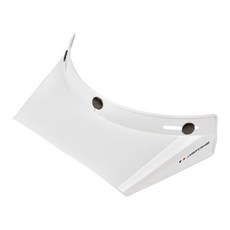 ASTONE SUPER RETRO 山車帽 專用配件 帽舌 (鏡面黑/白/水泥灰/平光黑/咖啡拿鐵), 白, 1個