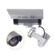모형 감시카메라 LED불빛 가짜cctv 방범 건전지사용, 1개