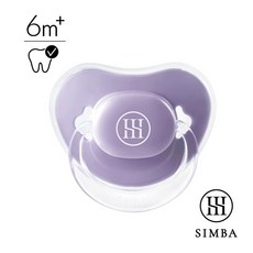 SIMBA 小獅王 蘊蜜超柔拇指安撫奶嘴, 紫芙, 1個