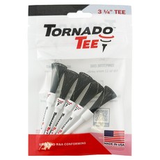Tornado Tee 高爾夫球釘 5入, 1個, 黑色