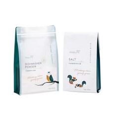 deepure 洗碗機專用洗碗粉，溫和洗淨不殘留，無有害添加，碗盤亮潔，1.2kg, 1.2kg/42.3oz, 1套