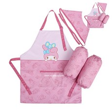 캐릭터앞치마 마이멜로디 허니 앞치마 토시 두건 요리 미술 3종세트
