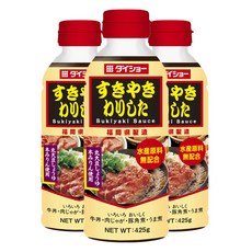 DAISHO 大逸昌 壽喜燒湯底醬汁, 3罐, 425g