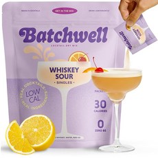 Spicy Margarita 칵테일 믹스 모카 | 무알코올 음료용 음료 열이 있는 리얼 라임 인공 감미료 또는 방부제 없음 Batchwell 159926, 위스키 사워, 17g