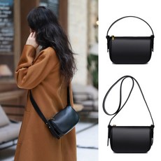 티레오 여성용 크로스백 소가죽 미니 스퀘어 숄더백 핸드백 데일리 고급 가방