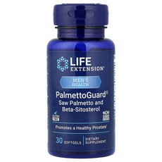 라이프익스텐션 PalmettoGuard 베타시토스테롤 함유 쏘팔메토 소프트젤 30정, 1개