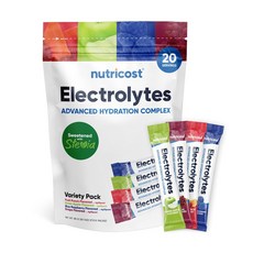 뉴트리코스트 전해질 일렉트로라이트 하이드레이션 스틱팩 버라이어티팩 20개입, 1개, 80g
