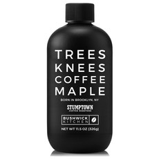 부시윅 키친 나무 무릎 커피 메이플 스텀프타운 커피가 주입 Trees Knees Coffee Maple Syrup Grade-A Organic Maple Syrup with a, N/A, 1개