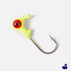 NS 컬러 지그헤드 1g 10개 루어 훅 송어낚시 루어채비, 1개