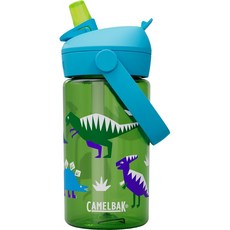 CamelBak 兒童水瓶 2025年度新款 送吸管刷 杯套, 1個, 嘻哈恐龍25, 嘻哈恐龍25, 400ml