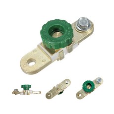 발통마켓 킬스위치 배터리 전원 차단기 12V 24V 밧데리 방전방지 황동 차단 스위치 장치 자동차, 슬림형배터리차단기, 1개