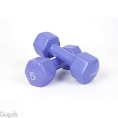 대박상품 아령 5kg 블루베리 2개 육각아령