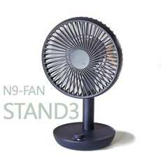 USB桌上型擺頭隨行風扇/迷你電風扇/桌上型風扇/露營電風扇，輕巧便攜，靜音設計，多角度擺頭，USB供電，操作簡單, 藍