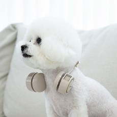 강아지 애견 선풍기 반려견 반려동물 선풍기 에어쿨펫, 화이트, 1개