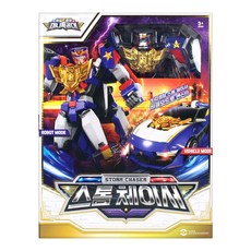미니특공대 시즌6 최강경찰 스톰 체이서 로봇장난감, 혼합색상, 1개