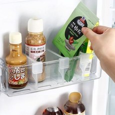 수납박스 정리칸막이 소품정리함 투명박스 4개입