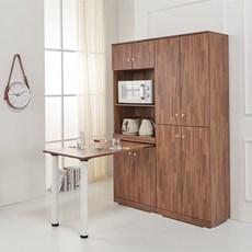 그레이스 LPM 1800식탁렌지대+1800수납장+1800틈새장(풀세트)/렌지대 수납장 틈새장 렌지대1800 식탁렌지대 식탁렌지대1800 다용도수납장, 그레이스 1800식탁렌지대+수납장/멀바우