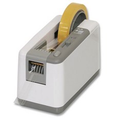【文具通】ELM M-800 電動 膠帶 切割機 白 Electric Tape Dispenser L5290001, 1個, ELM M-800 電動 膠帶 切割機