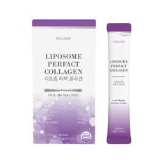 펠로디 리포좀 퍼펙 액상 콜라겐 1포당 3000mg 초 저분자 300달톤 어린 피쉬 펩타이드 먹는 마시는 스틱 NMN 히알루론산 엘라스틴, 20g, 14개