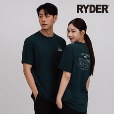 라이더 2026RC-19 남성 여성 배드민턴 티셔츠 반팔 오버핏