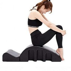 필라테스 척추 보정 스트레칭 요가 스파인코렉터, 1개, 블랙