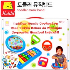 [엠유종합상사] 리듬놀이세트 창의음악교구 유아음악놀이세트 토들러뮤직밴드