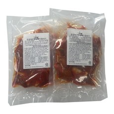 매콤 양념 돼지껍데기 1+1 술안주, 2개, 300g