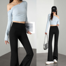 미사813 여성 부츠컷 레깅스 요가 필라테스 러닝 헬스 스포츠 운동복 바지