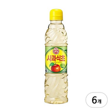 오뚜기 사과식초, 500ml, 6개