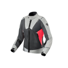 REV'IT! 女款透氣網布摩托車夾克，夏季防摔衣，灰色輕量騎士外套, gray