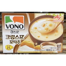 농심 보노 크림스프 포타주 17g x 18입, 306g, 1개