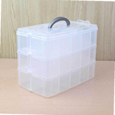 손잡이 멀티박스 휴대용 분리형 다용도 잠금장치 3단 대형 59000EA 1EA, 블루