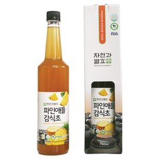 자연과발효 3년숙성 자연발효 파인애플 감식초 750ml, 1개