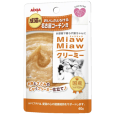AIXIA 愛喜雅 妙喵慕斯軟包 成貓用 帆立貝風味, 9號-鮪.雞.交趾雞, 40g, 1個