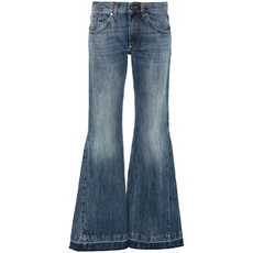 스텔라매카트니 미드 라이즈 플레어 진