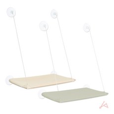 제임스마켓베이직 고양이 창문 거치대 해먹, 아이보리