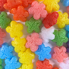 퍼니콘 리필 꽃 50개입 색상혼합 3x2.5x1cm, 1개