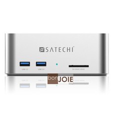 Satechi 鋁合金 SATA III 硬碟外接座 USB 3.0 Hub 讀卡機, 1個