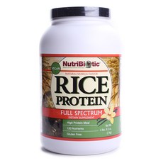 NutriBiotic 大米蛋白粉 香草風味 無麩質, 2 公斤