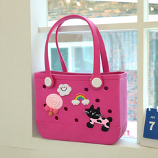 봄봄 실리콘 수영장 목욕 방수가방 + 파츠 4종세트, 방수가방 핑크