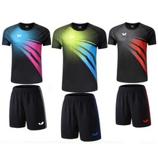 테니스 배구 탁구복 배드민턴복 상하 세트 경기복 조깅 단체 유니폼