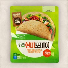 풀무원 식사대용 건강식단 간편 간식 현미또띠아 20cm (5입) 225g